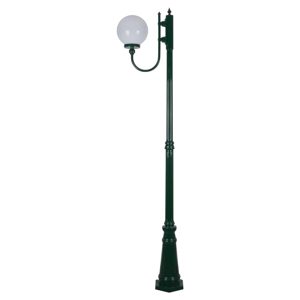 Domus Lighting Exterior Posts DOMUS GT-618 Lisbon Sphere Curved Post Light Lights-For-You 15725 9330772157253