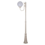 Domus Lighting Exterior Posts DOMUS GT-619 Lisbon Sphere Curved Post Light Lights-For-You 15728 9330772157284