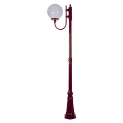 Domus Lighting Exterior Posts DOMUS GT-619 Lisbon Sphere Curved Post Light Lights-For-You 15730 9330772157307