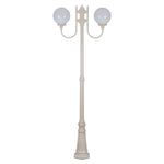 Domus Lighting Exterior Posts DOMUS GT-620 Lisbon Twin Sphere Post Light Lights-For-You 15734 9330772157345