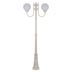 Domus Lighting Exterior Posts DOMUS GT-620 Lisbon Twin Sphere Post Light Lights-For-You 15734 9330772157345