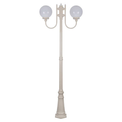 Domus Lighting Exterior Posts DOMUS GT-620 Lisbon Twin Sphere Post Light Lights-For-You 15734 9330772157345