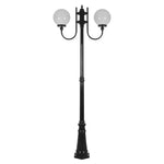Domus Lighting Exterior Posts DOMUS GT-620 Lisbon Twin Sphere Post Light Lights-For-You 15735 9330772157352