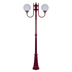 Domus Lighting Exterior Posts DOMUS GT-620 Lisbon Twin Sphere Post Light Lights-For-You 15736 9330772157369