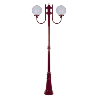 Domus Lighting Exterior Posts DOMUS GT-620 Lisbon Twin Sphere Post Light Lights-For-You 15736 9330772157369