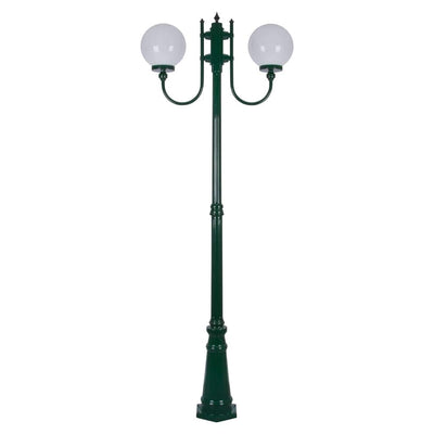 Domus Lighting Exterior Posts DOMUS GT-620 Lisbon Twin Sphere Post Light Lights-For-You 15737 9330772157376