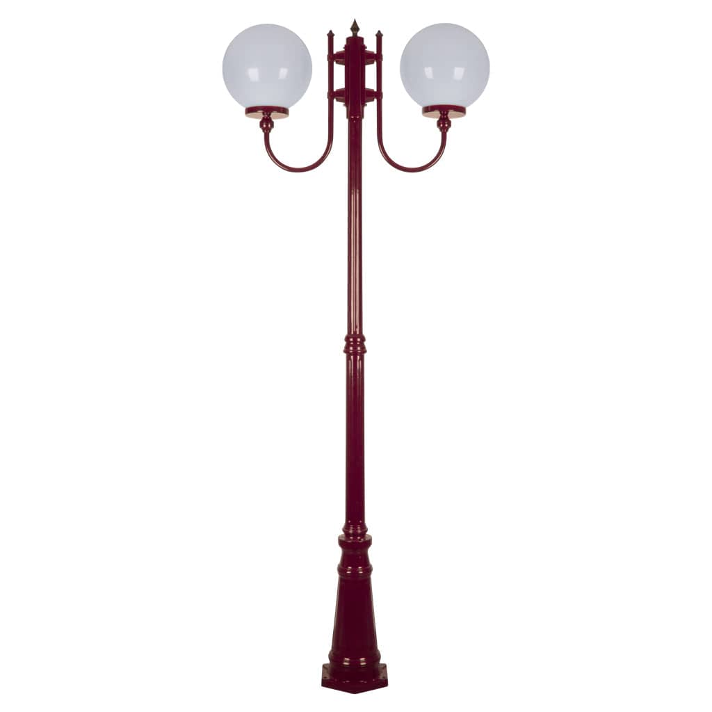 Domus Lighting Exterior Posts Domus GT-621 Lisbon Twin Spheres Post Light Lights-For-You 15742 9330772157420