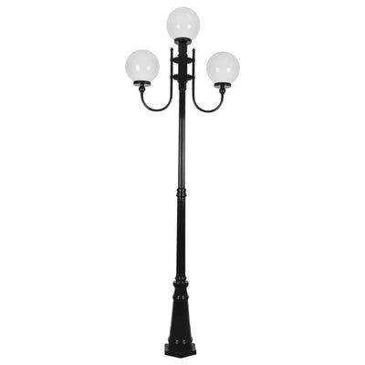 Domus Lighting Exterior Posts Domus GT-622 Lisbon Triple Spheres Post Light Lights-For-You 15747 9330772157475