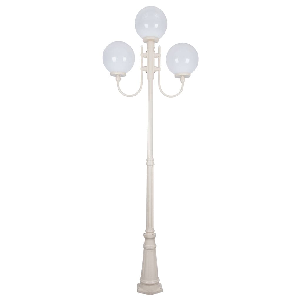 Domus Lighting Exterior Posts Domus GT-623 Lisbon Triple Spheres Post Light Lights-For-You 15752 9330772157529