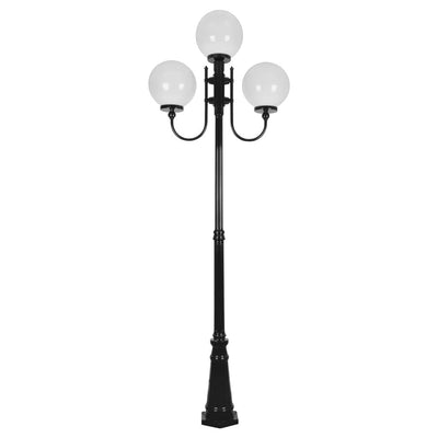 Domus Lighting Exterior Posts Domus GT-623 Lisbon Triple Spheres Post Light Lights-For-You 15753 9330772157536