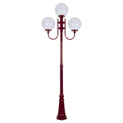 Domus Lighting Exterior Posts Domus GT-623 Lisbon Triple Spheres Post Light Lights-For-You 15754 9330772157543