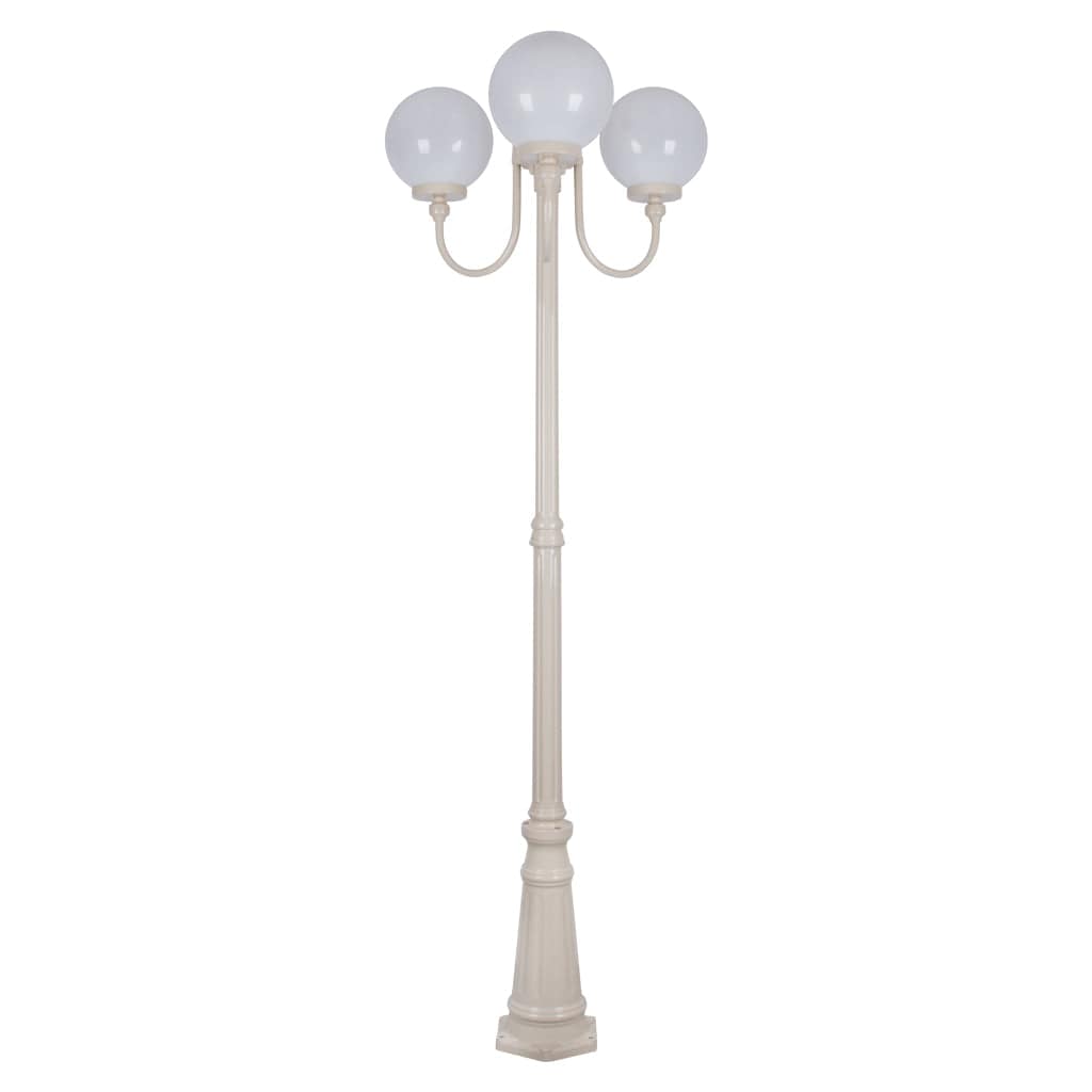 Domus Lighting Exterior Posts Domus GT-624 Lisbon Triple Spheres Post Light Lights-For-You 15758 9330772157581