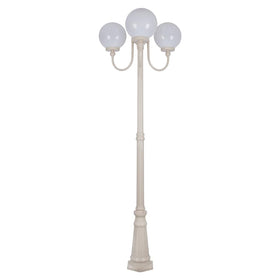 Domus Lighting Exterior Posts Domus GT-624 Lisbon Triple Spheres Post Light Lights-For-You 15758 9330772157581