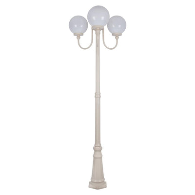 Domus Lighting Exterior Posts Domus GT-624 Lisbon Triple Spheres Post Light Lights-For-You 15758 9330772157581