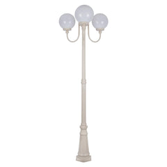 Domus Lighting Exterior Posts Domus GT-624 Lisbon Triple Spheres Post Light Lights-For-You 15758 9330772157581