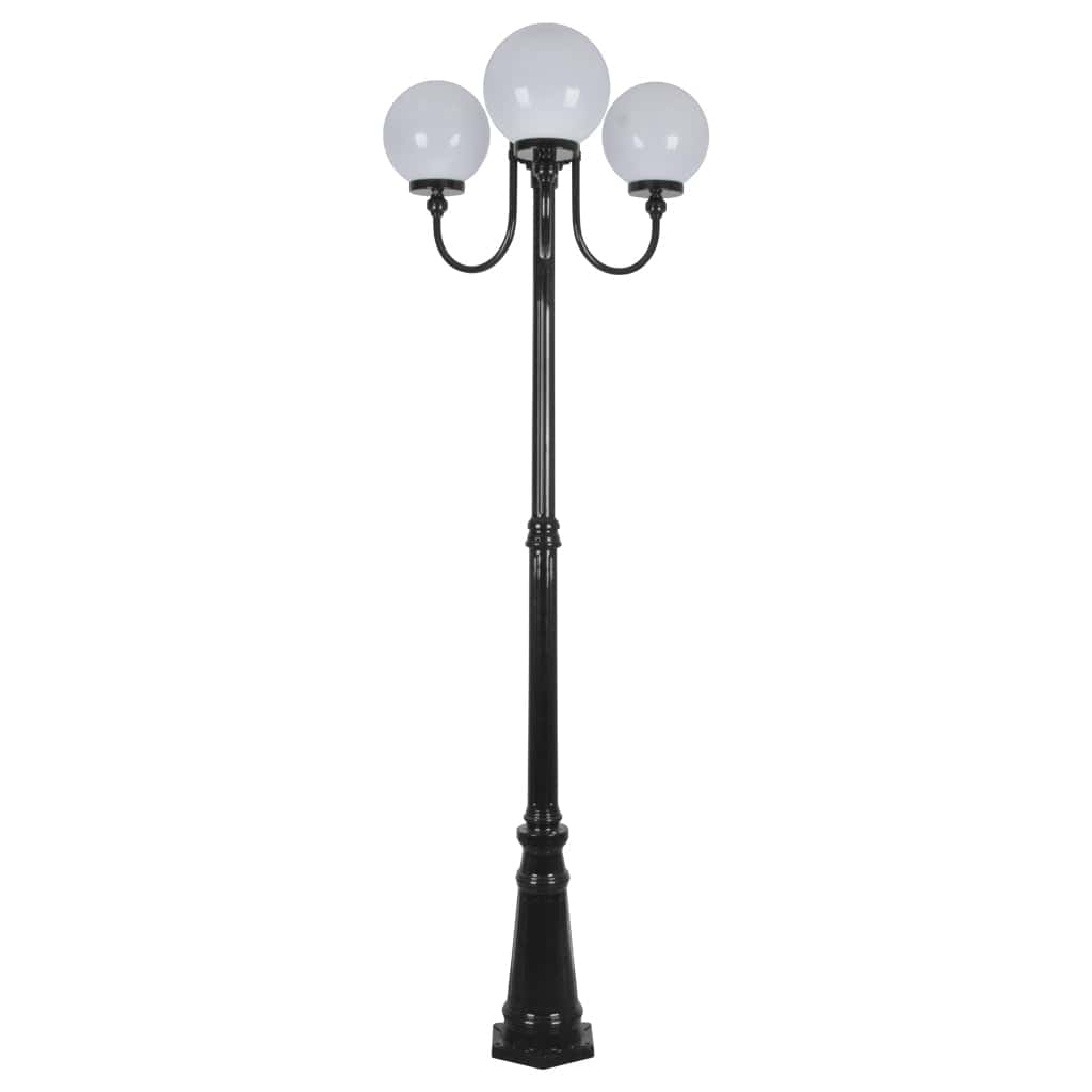 Domus Lighting Exterior Posts Domus GT-624 Lisbon Triple Spheres Post Light Lights-For-You 15759 9330772157598