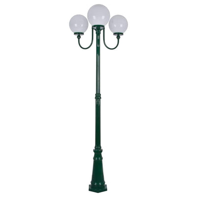 Domus Lighting Exterior Posts Domus GT-624 Lisbon Triple Spheres Post Light Lights-For-You 15761 9330772157611