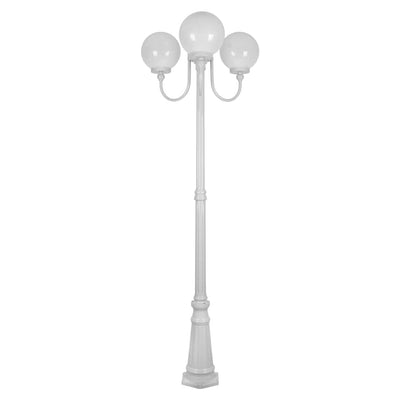 Domus Lighting Exterior Posts Domus GT-624 Lisbon Triple Spheres Post Light Lights-For-You 15763 9330772157635