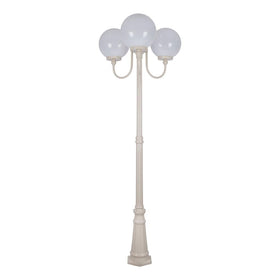 Domus Lighting Exterior Posts Domus GT-625 Lisbon Triple Spheres Post Light Lights-For-You 15764 9330772157642