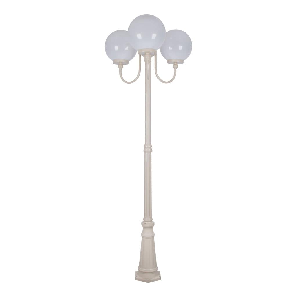 Domus Lighting Exterior Posts Domus GT-625 Lisbon Triple Spheres Post Light Lights-For-You 15764 9330772157642