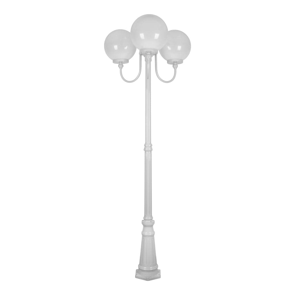 Domus Lighting Exterior Posts Domus GT-625 Lisbon Triple Spheres Post Light Lights-For-You 15769 9330772157697