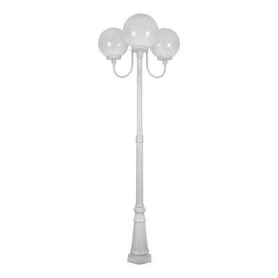 Domus Lighting Exterior Posts Domus GT-625 Lisbon Triple Spheres Post Light Lights-For-You 15769 9330772157697