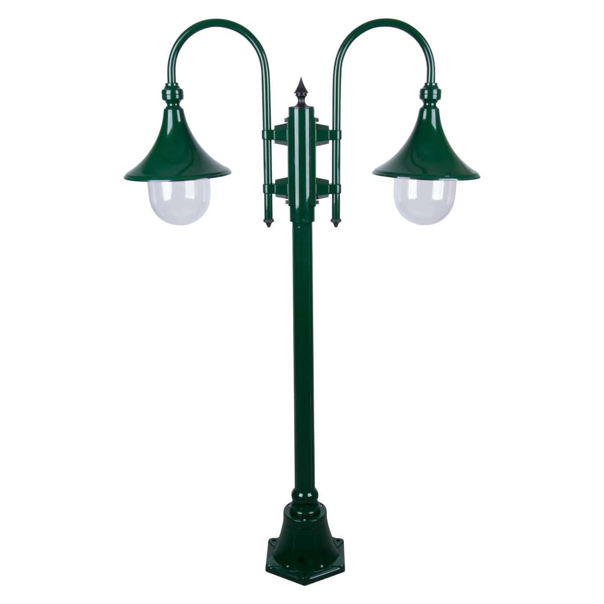 Domus Lighting Exterior Posts Green Domus GT-657 Monaco Twin Head Short Post Lights-For-You 15827