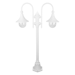 Domus Lighting Exterior Posts White Domus GT-657 Monaco Twin Head Short Post Lights-For-You 15829