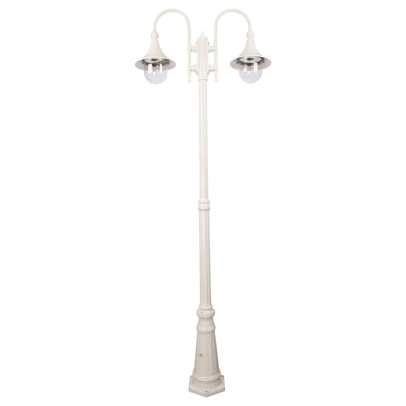 Domus Lighting Exterior Posts Beige Domus GT-662 Monaco Twin Head Tall Post Lights-For-You 15848