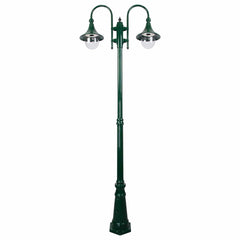 Domus Lighting Exterior Posts Green Domus GT-662 Monaco Twin Head Tall Post Lights-For-You 15851