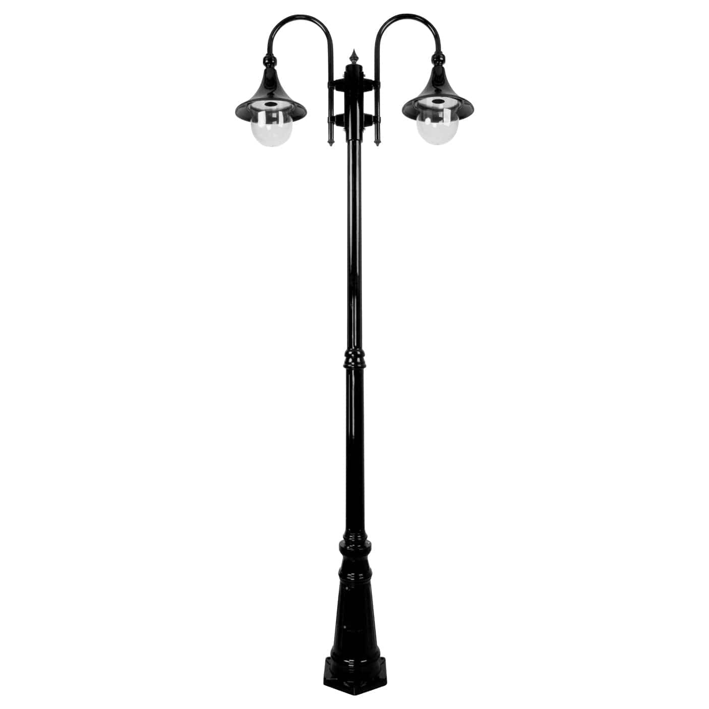 Domus Lighting Exterior Posts Domus GT-662 Monaco Twin Head Tall Post Lights-For-You 15849 9330772158496