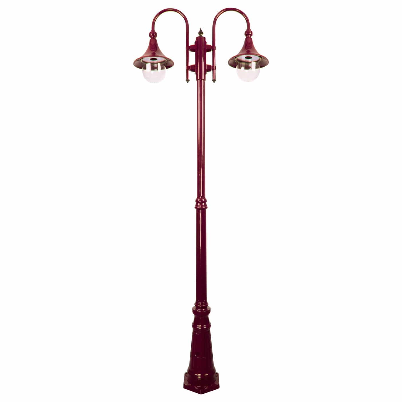 Domus Lighting Exterior Posts Domus GT-662 Monaco Twin Head Tall Post Lights-For-You 15850 9330772158502