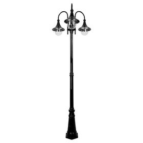 Domus Lighting Exterior Posts Domus GT-664 Monaco Triple Head Tall Post Lights-For-You 15855 9330772158557
