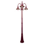 Domus Lighting Exterior Posts Domus GT-664 Monaco Triple Head Tall Post Lights-For-You 15856 9330772158564