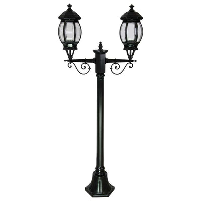 Domus Lighting Exterior Posts Domus GT-675 Vienna Twin Head Post Light Lights-For-You 15909 9330772159097