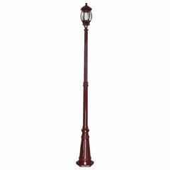 Domus Lighting Exterior Posts Burgundy Domus GT-678 Vienna Single Head Tall Post Light Lights-For-You 15928