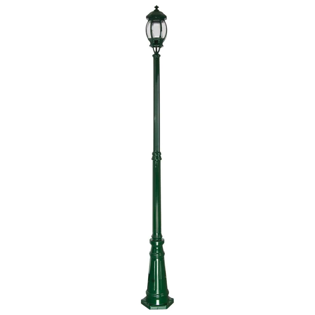 Domus Lighting Exterior Posts Green Domus GT-678 Vienna Single Head Tall Post Light Lights-For-You 15929