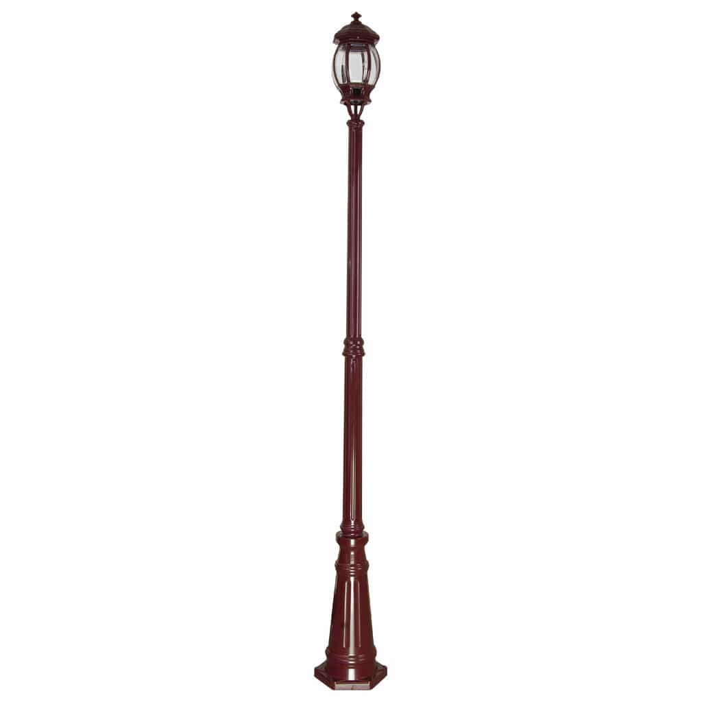 Domus Lighting Exterior Posts Domus GT-678 Vienna Single Head Tall Post Light Lights-For-You 15928 9330772159288