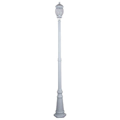Domus Lighting Exterior Posts White Domus GT-678 Vienna Single Head Tall Post Light Lights-For-You 15931