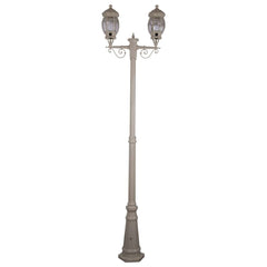 Domus Lighting Exterior Posts Domus GT-680 Vienna Twin Head Tall Post Light Lights-For-You 15932 9330772159325