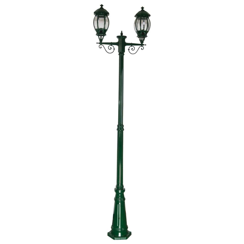 Domus Lighting Exterior Posts Domus GT-680 Vienna Twin Head Tall Post Light Lights-For-You 15935 9330772159356