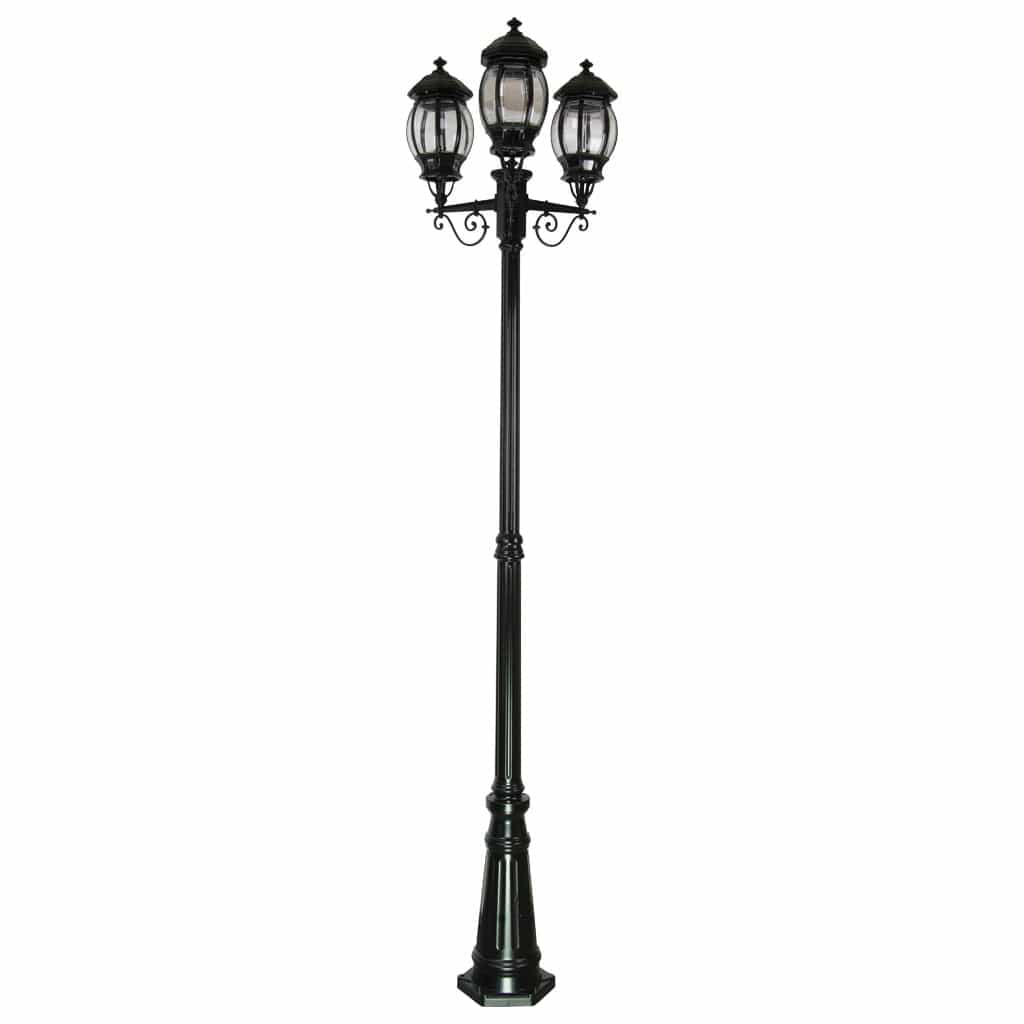 Domus Lighting Exterior Posts Domus GT-682 Vienna Triple Head Tall Post Lights-For-You 15939 9330772159394