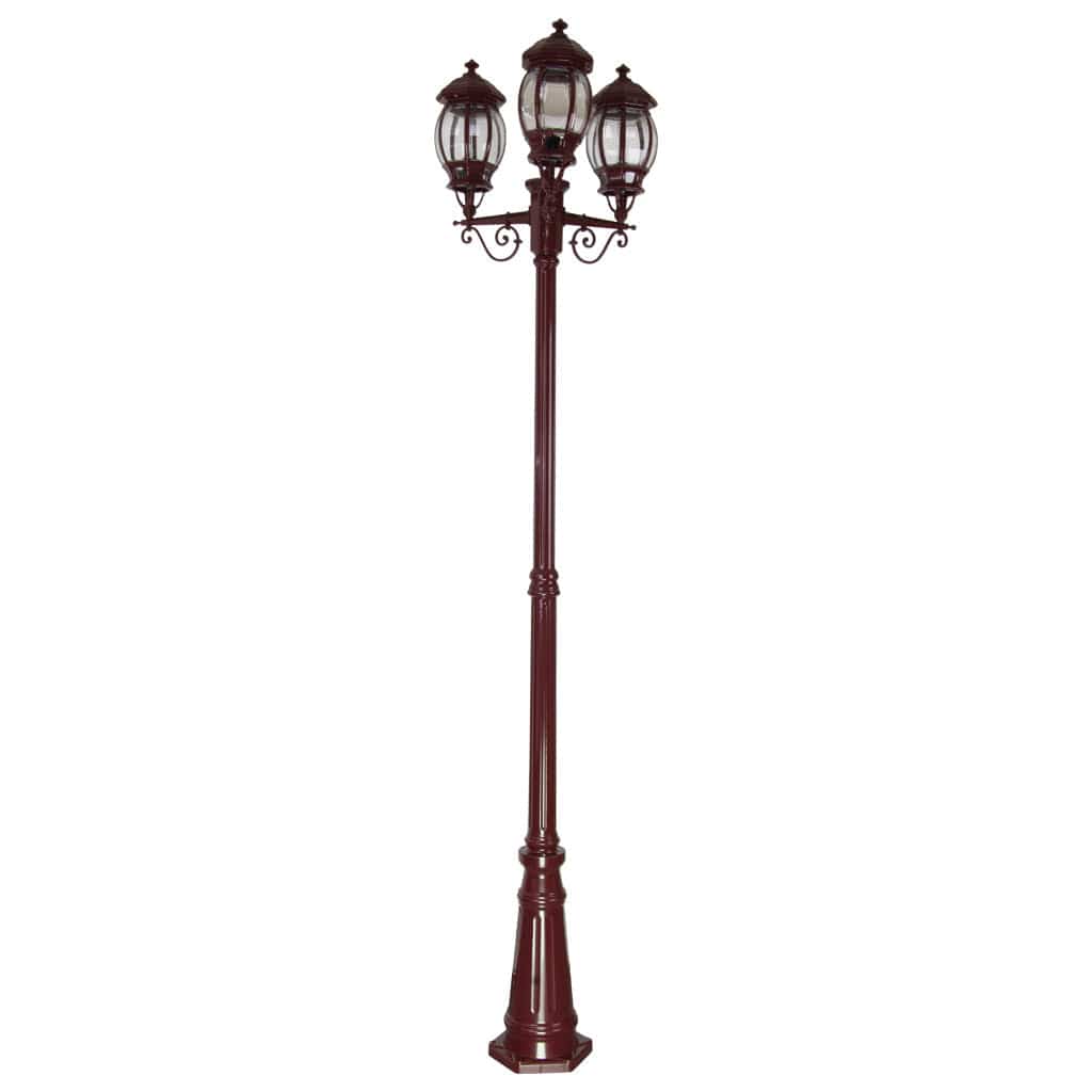 Domus Lighting Exterior Posts Domus GT-682 Vienna Triple Head Tall Post Lights-For-You 15940 9330772159400