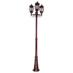Domus Lighting Exterior Posts Domus GT-682 Vienna Triple Head Tall Post Lights-For-You 15940 9330772159400