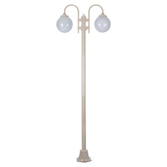 Domus Lighting Exterior Posts DOMUS LISBON 2LT 2.4M 250MM OPAL POSTLIGHT Lights-For-You 15788 9330772157888