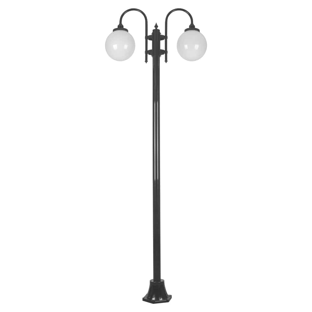 Domus Lighting Exterior Posts DOMUS LISBON 2LT 2.4M 250MM OPAL POSTLIGHT Lights-For-You 15789 9330772157895