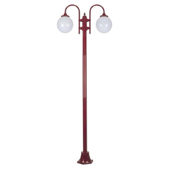 Domus Lighting Exterior Posts DOMUS LISBON 2LT 2.4M 250MM OPAL POSTLIGHT Lights-For-You 15790 9330772157901