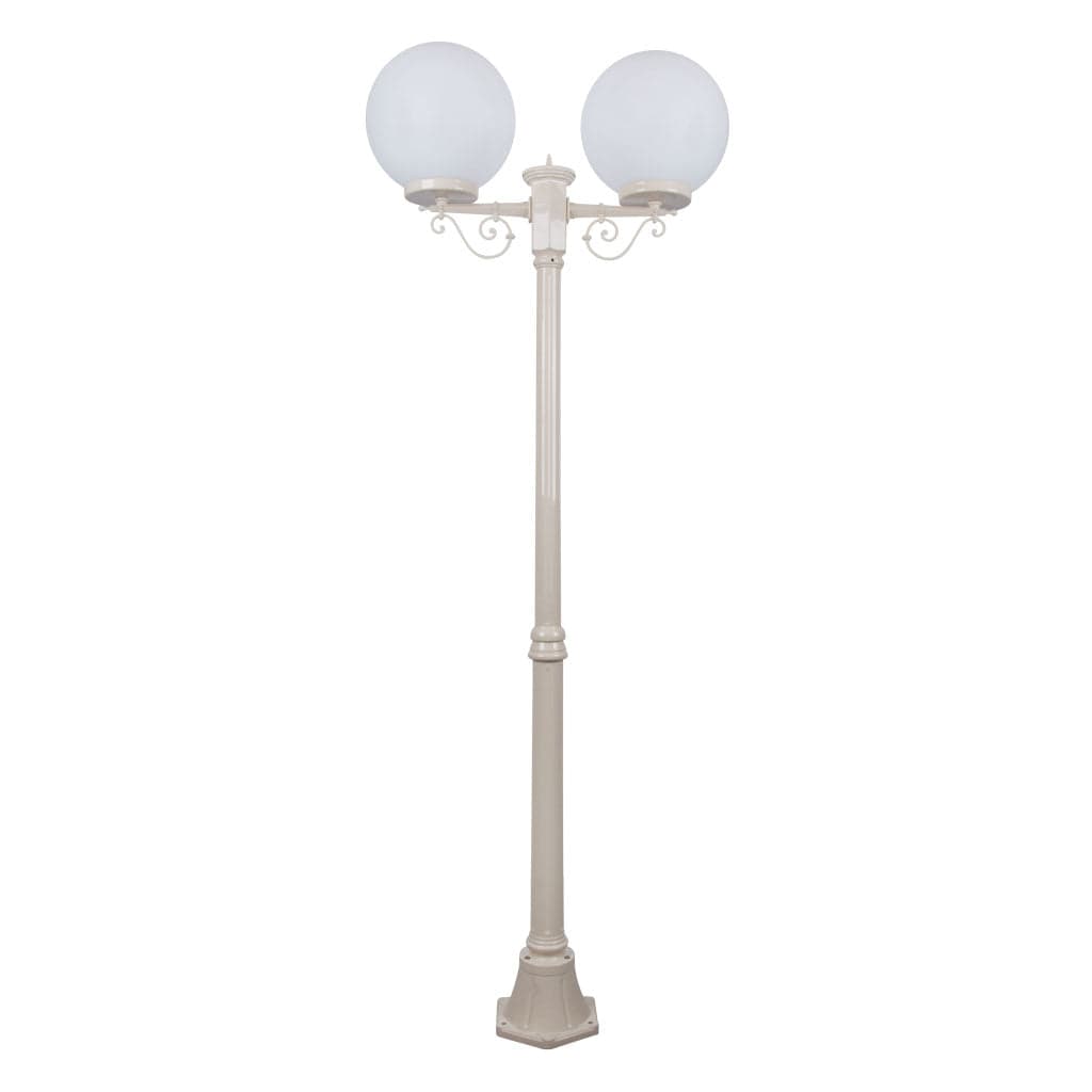 Domus Lighting Exterior Posts GT-570 Siena - Twin Spheres Medium Exterior Posts Lights-For-You 15656 9330772156560