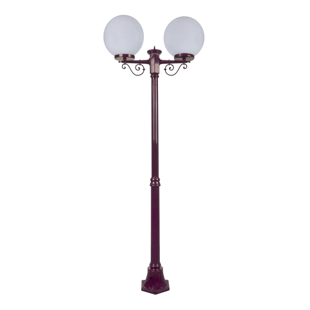 Domus Lighting Exterior Posts GT-570 Siena - Twin Spheres Medium Exterior Posts Lights-For-You 15658 9330772156584