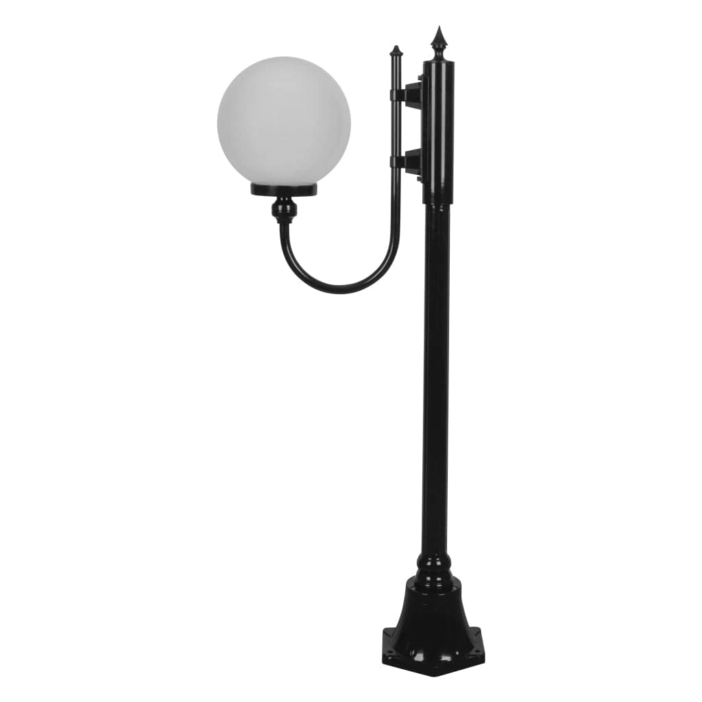 Domus Lighting Exterior Posts GT-606 Lisbon Curved Arm Post Light Lights-For-You 15675 9330772156751